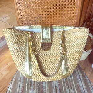 Michael Kors Straw tote